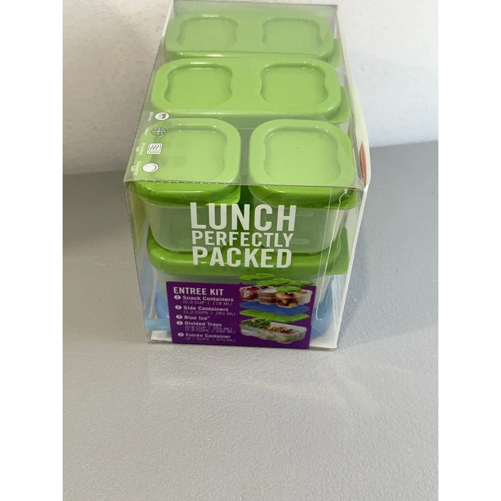 Rubbermaid Lunch Blox Entree Kit Ice Food Storage Containers